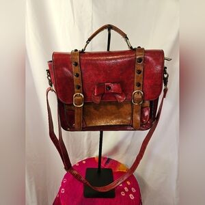 Ecosusi Vegan Leather Messenger Crossbody Convertible Bag